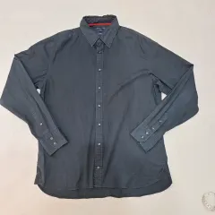 トミーヒルフィガー シャツL (ブラック)