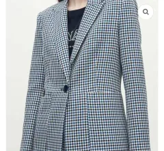 SANDRO サンドロ ハウンドトゥース CHECK ジャケット 36サイズのサムネイル