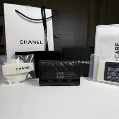20SS フルセット CHANEL ボーイ ラブ チュール カード ホルダー 財布