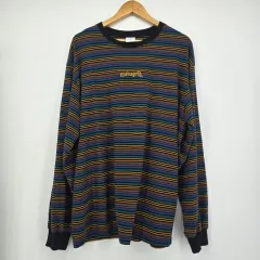 マハグリッド ストライプ 長袖 Tシャツ D30557のサムネイル