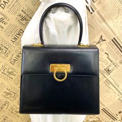 極希少】GUCCI 60s ターンロック金具 ハンドバッグ 筆記体ロゴ - メルカリ