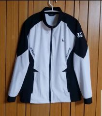 最終価格 [ak] BURTON ホワイト ジップアップ L - メルカリ