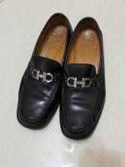 Masa様 GUCCI 黒レザー ビットローファー ブー - メルカリ