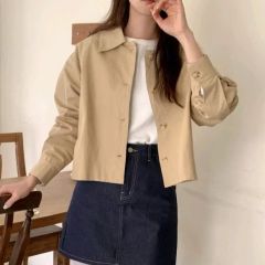 SHIPS any シャンブレー Aライン フレア ショート コート - メルカリ