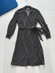 新品 H&M 斜めボーダー CHECK ONE PIECE (M)