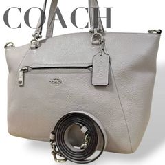 COACH 27948 2way トートバッグ レザー オフホワイト 中古 - メルカリ