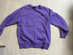 NERDY ユニセックス オーバーサイズ PURPLE パープル スウェット xsのサムネイル
