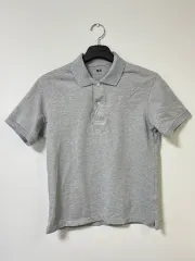 UNIQLO ユニクロ 半袖 ポロ カラーTシャツ s グレー
