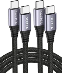 77P3 USB-Cケーブル CtoC 1m PD対応 60W×2本