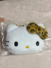 ハローキティ ヒョウ柄 レオパード リールパス コインケース キーホルダー ストラップ ぬいぐるみ