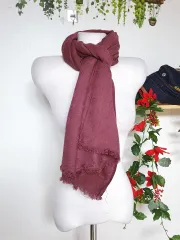 Calvin Klein エンボスロゴ スカーフ マフラー PURPLE パープル ピンクのサムネイル