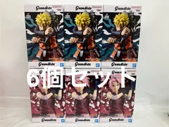 未開封 NARUTO疾風伝 Grandistaフィギュア うずまきナルト 春野サクラ 6個セット LF4E74 f101