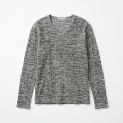 [RCC-10] CLOSSHI クロッシー Vネック長袖カットソー グレー Lサイズ