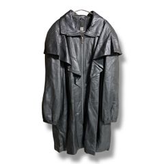 PIERRE BALMAIN ピエールバルマン レザーコート 羊革 ラムレザー