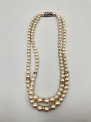 PETITSOIR ネックレス アイボリー パール ジルコニア