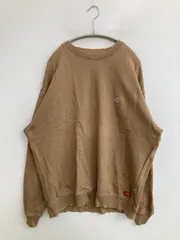 Dickies ディッキーズ スウェット XL ベージュ コットン スウェット 裏起毛 無地 ワンポイント ブランドロゴ 長袖