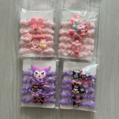 サンリオ キャラクター ヘアゴム セット (マイメロディ / クロミ)