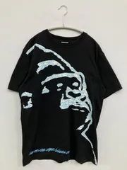 XLARGE エクストララージ Tシャツ/カットソー M ブラック 前面プリント ミドル丈 半袖 クルーネック(丸首)