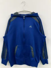 adidas アディダス パーカー 160 ブルー