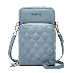 スマホショルダー レディース スマホポーチ 財布 携帯 ポーチ 多層ポケット小物入れ 斜めがけ 縦型 ショルダーバッグ