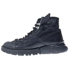 Dior HOMME (ディオールオム) オブリーク レースアップ ハイカット ショート コンバットブーツ シューズ ブラック 19ABMのサムネイル