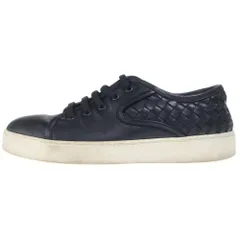 BOTTEGA VENETA (ボッテガヴェネタ) Intrecciato Leather Shoes イントレチャート レザーローカットスニーカー ブラックのサムネイル