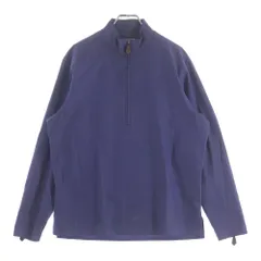 HERMES (エルメス) スタンドカラー ハーフジップ 長袖シャツ パープルのサムネイル