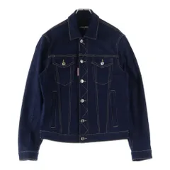 DSQUARED2 (ディースクエアード) デニム トラッカージャケット インディゴ S74AM1442のサムネイル