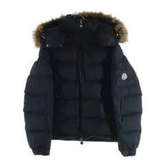 MONCLER (モンクレール) 22AW MAYAF マヤエフ ファーフーデッド ダウンジャケット ブラック H20911A00270のサムネイル