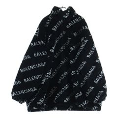 BALENCIAGA ブラックロゴ ファージャケット コート 34 - メルカリ