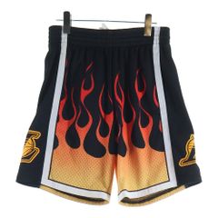 us アス三軒茶屋 イージーショートパンツ ブラック×レッド L/XL - メルカリ