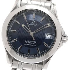 ☆美品☆OMEGA Seamaster120mクオーツ綺麗なネイビーブルー文字盤