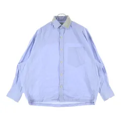 kolor (カラー) REGULAR COLLAR OXFORD SHIRT レギュラーカラー オックスフォード 長袖シャツ ロングスリーブ ライトブルー 22SCM-B07114のサムネイル