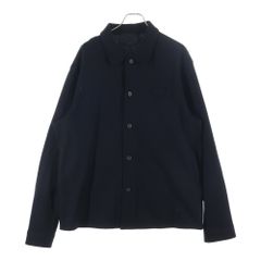 美品】PRADA ブルー 長袖ワイシャツ 43 (15¾)【クリーニング済 