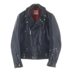 Y2LEATHER ライダース38ルイスレザーライトニングタイプワイツーレザー Y2LEATHER VINTAGE HORSE LIGHT DOUBLE RIDERS「PR-58」 日本製