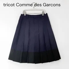 【新品未使用】COMME des GARÇONS ネイビー プリーツスカート S COMME des GARÇONS プリーツスカート XS 【公式通販】