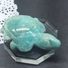 ⭐︎大特価 天然石ラリマー 亀さん！置物 彫り物 彫物 ヒーリング効果