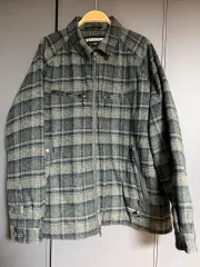 (XL)ネイバーフッド CHECK ジップ ジャケット ブラックのサムネイル