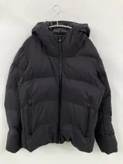 UNIQLO ユニクロ ダウンジャケット/コート L ブラック ナイロン 無地 ショート丈 フードあり ジップアップ