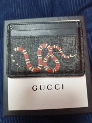 ◎未使用近 美品 GUCCI キングスネーク チャーム キーホルダー GG金具