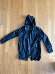 レディース ZARA ザラ ブラック WHO フード ウィンドブレーカー アウター M サイズ