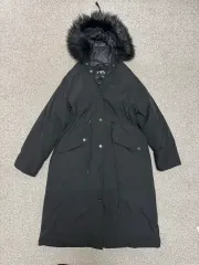 S ザラ ロング マウンテンパーカー ダウン アウター