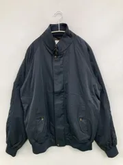 UNITED ブルゾン L ネイビー 無地 ミドル丈 フードなし ボタン留め