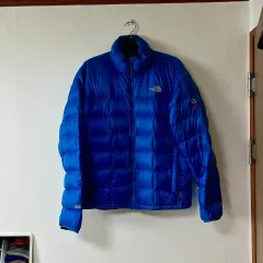 レア) THE NORTH FACE ザノースフェイス 800フィルパワー 青 ダウン large (ラージ)
