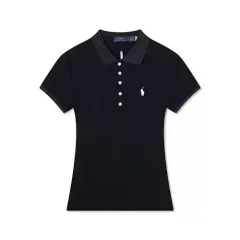 POLO RALPH LAUREN(ポロラルフローレン) レディース ポロネック スリム半袖Tシャツ 夏 半袖Tシャツ