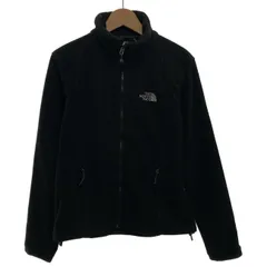 【中古】　THE NORTH FACE　フリース　ジャケット　ハイネック　フルジップ　無地　ワンポイント　刺しゅう　アウトドア　古着　/7113