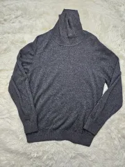 ユニクロ メンズ カシミア100 タートルネック セーター L