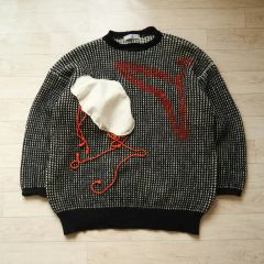 新品 26ss doublet CAUGHT IN THE CABLE ニット - メルカリ