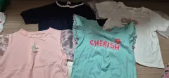 女の子用半袖Tシャツ ONE PIECE