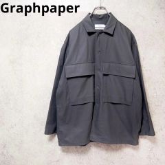 極美品☆GraphPaper 長袖ウールシャツ オーバーサイズ ベージュ - メルカリ